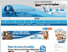 Tablet Screenshot of metrooffice.com